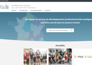 Les sites internet du réseau Maisons pour la science font peau neuve !